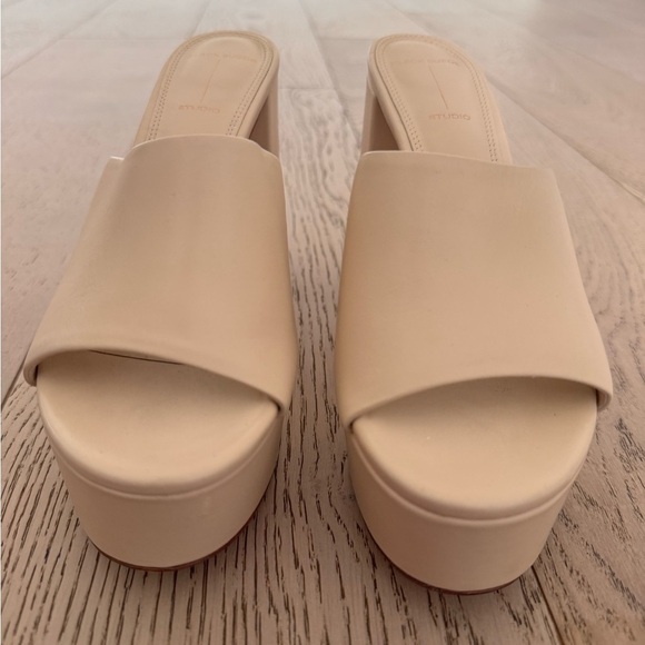 BLACK SUEDE STUDIO Tyler Platform Slide Sandal (38 Women) - Picture 2 of 10